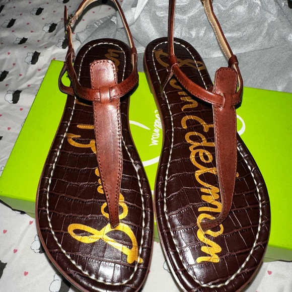 Sam Edelman Gigi Leather Sandals - Picture 4 of 7